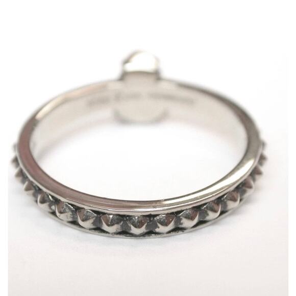 Alexander McQueen Brass Skull Ring with Swarovski - Picture 3 of 3